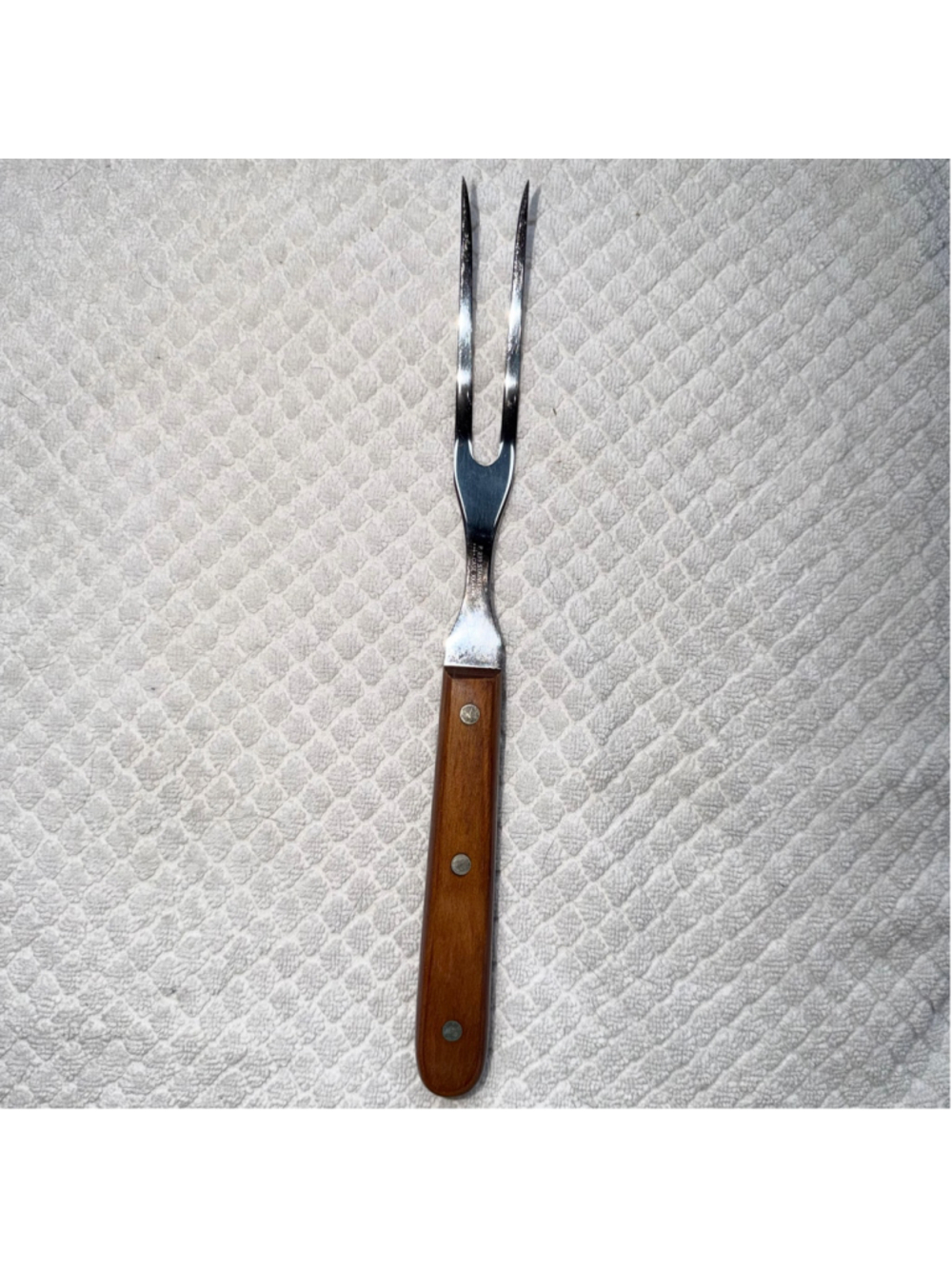 Vintage Case XX P239 Stainless Steel Meat Carving Fork Two-Tine Serving Utensil